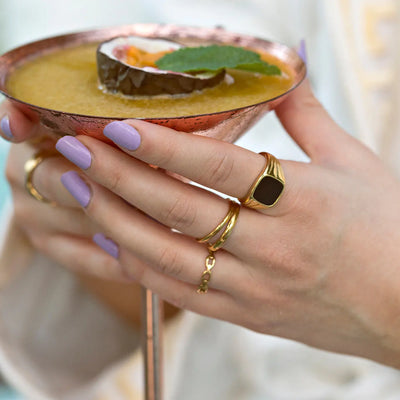 Zweireihiger Ring Elegant