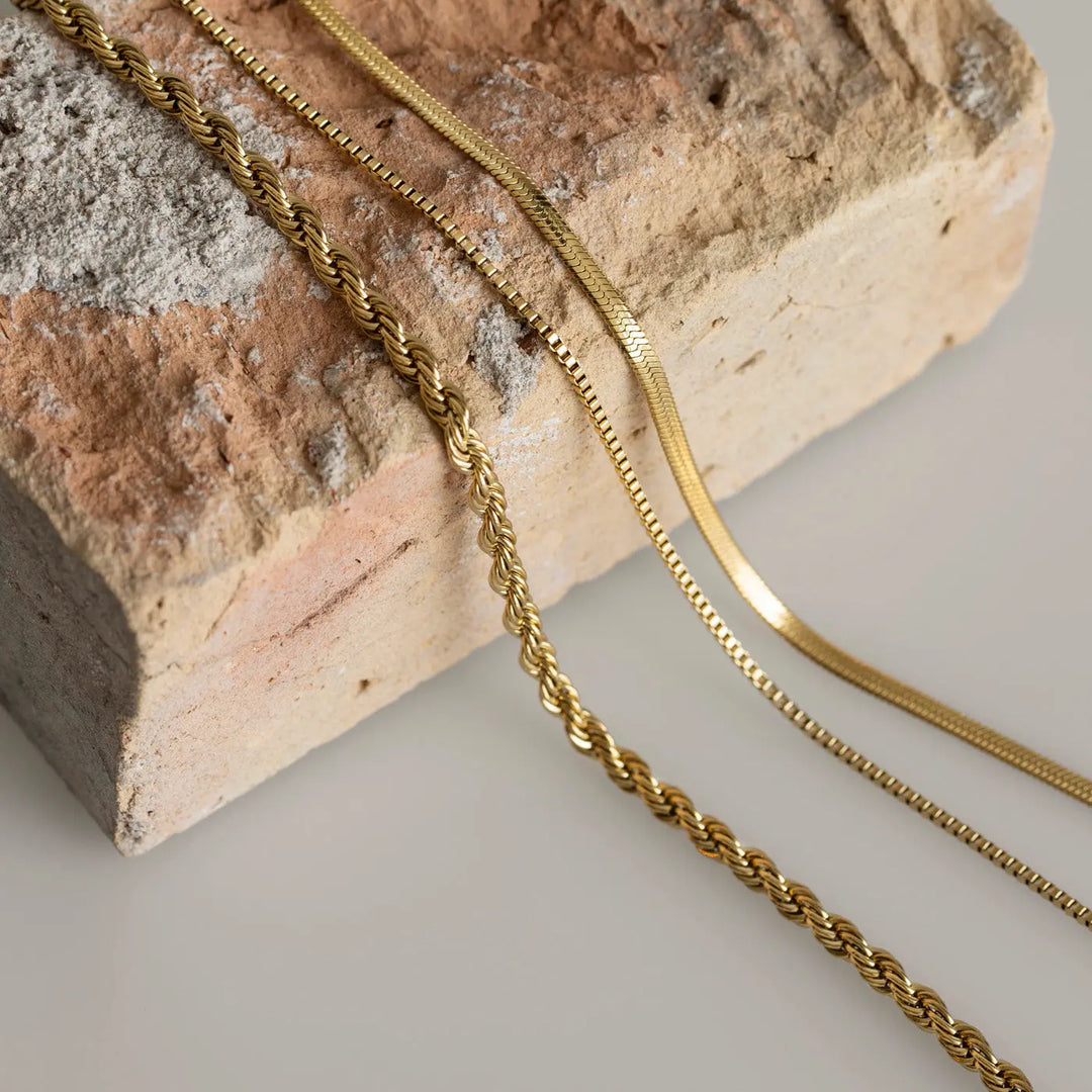 Thick Twisted Chain Necklace | Stainless Steel