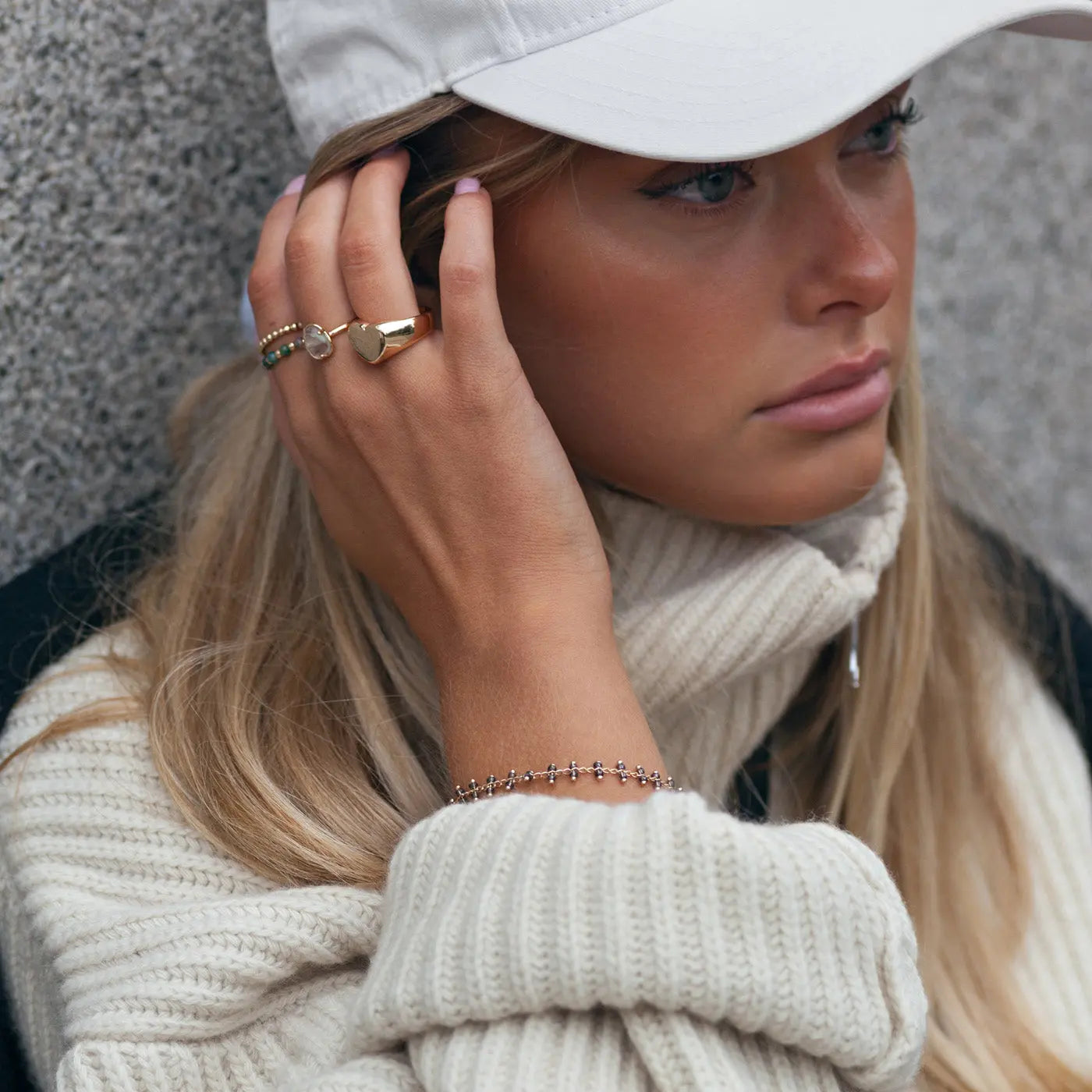 Smokey Perlenarmband