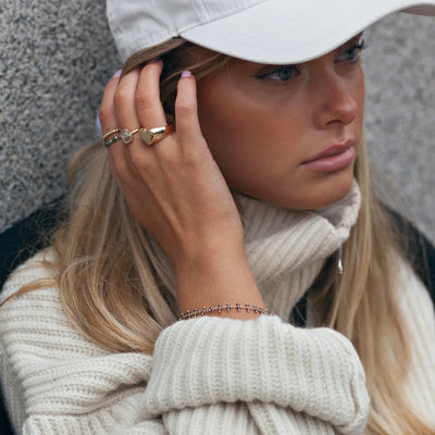 Smokey Perlenarmband