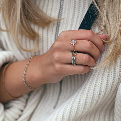 Smokey Perlenarmband