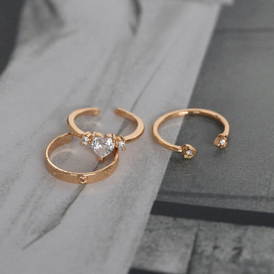 Ring mit zwei Herzen
