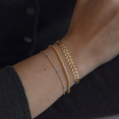 Alice - Minimalistisches Kettenarmband