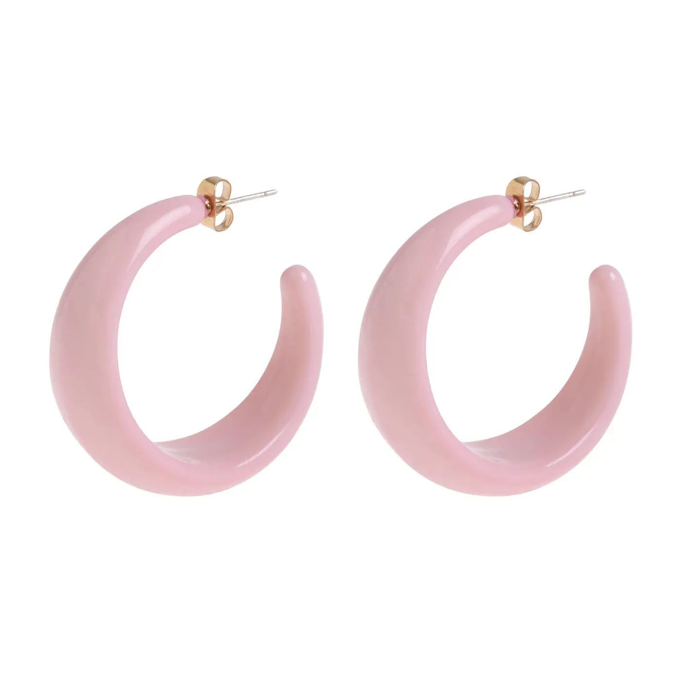 Marilyn - Plastic Hoop Earrings