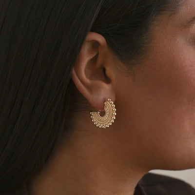 Riya - Oriental Stud Earrings