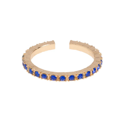 Ayla - Blue Crystal Ring