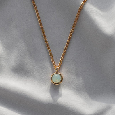 Amelia - Crystal Charm Necklace