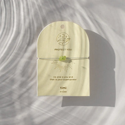 Peridot-Chip-Armband